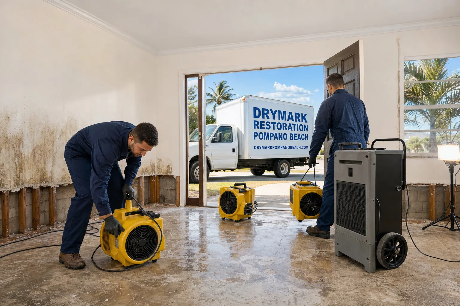 DryMark Restoration Pompano Beach damage restoration team